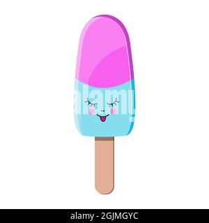 Eis im Cartoon-Stil Stock Vektor