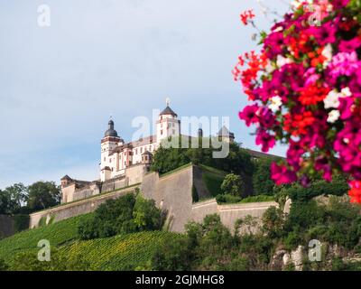 Festung Marienberg in Würzburg, Bayern, Deutschland Stockfoto