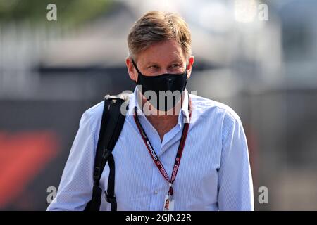 Monza, Italien. September 2021. Martin Whitaker (GBR) CEO Saudi Arabian GP. Großer Preis von Italien, Samstag, 11. September 2021. Monza Italien. Quelle: James Moy/Alamy Live News Stockfoto