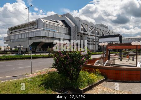 International Congress Center (ICC) auf dem Messegelände in Berlin Stockfoto