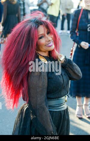 New York, USA. September 2021. Chaka Khan bei der Coach Fashion Show während der Frühjahr/Sommer 2022 Kollektionen Fashion Show auf der New York Fashion Week in New York, NY am 10. September 2021. (Foto von Jonas Gustavsson/Sipa USA) Quelle: SIPA USA/Alamy Live News Stockfoto