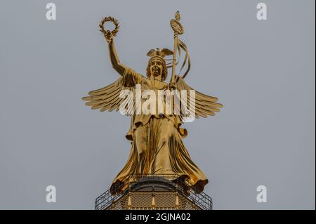 Siegessäule in Berlin Tiergarten Stockfoto