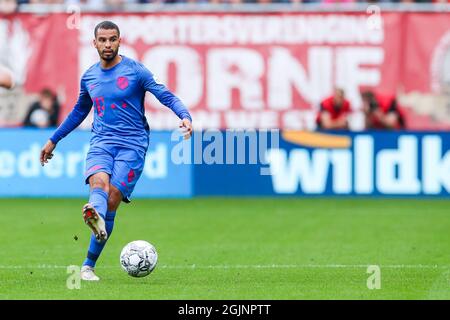 Enschede, Niederlande. September 2021. ENSCHEDE, NIEDERLANDE - 11. SEPTEMBER: Adam Maher vom FC Utrecht während des niederländischen Eredivisie-Spiels zwischen dem FC Twente und dem FC Utrecht am 11. September 2021 in Enschede, Niederlande (Foto von Marcel ter Bals/Orange Picics) Credit: Orange Pics BV/Alamy Live News Stockfoto