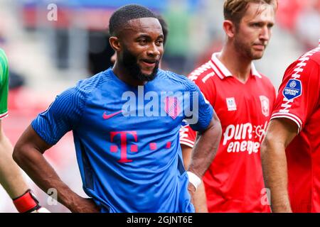 Enschede, Niederlande. September 2021. ENSCHEDE, NIEDERLANDE - 11. SEPTEMBER: Moussa Sylla vom FC Utrecht während des niederländischen Eredivisie-Spiels zwischen dem FC Twente und dem FC Utrecht am 11. September 2021 in Enschede, Niederlande (Foto von Marcel ter Bals/Orange Picics) Credit: Orange Pics BV/Alamy Live News Stockfoto