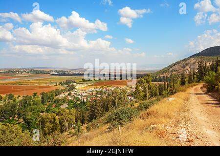 Gilboa und Emek Izrael, Israel Stockfoto