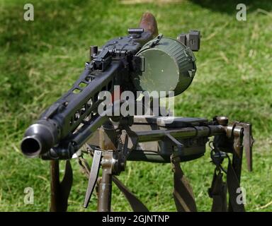 Das MG 42 ist ein 7.92×57mm Mauser Mehrzweck-Maschinengewehr, das in Nazi-Deutschland entwickelt wurde Stockfoto