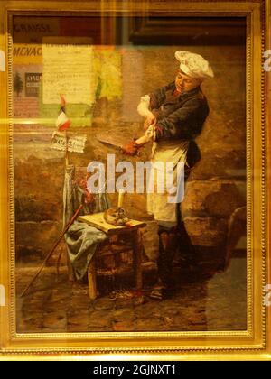 UN marchand de Rats Souvenir du siège de Paris Stockfoto