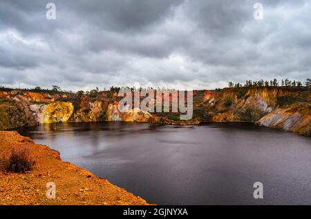 Alte Mine São Domingos Stockfoto