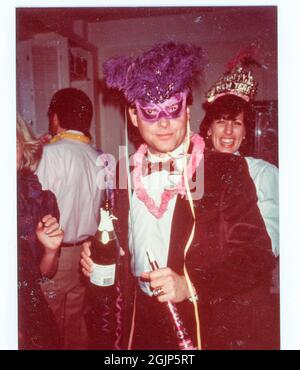 Polaroid-Momentaufnahme im Retro-Stil des 20. Jahrhunderts, USA Stockfoto