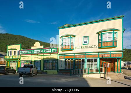 Kanada, Yukon Territory, Dawson City, General Store, Bäckerei Stockfoto