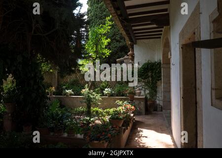 Museum in der Zelle, in der Frederic Chopin den Winter 1838 verbrachte, Valldemossa, Mallorca, Spanien Stockfoto