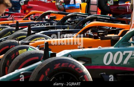 Monza, Italien. September 2021. Parc Ferme, F1 Grand Prix von Italien beim Autodromo Nazionale Monza am 11. September 2021 in Monza, Italien. (Foto von HOCH ZWEI) Quelle: dpa/Alamy Live News Stockfoto