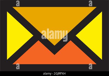 Mail Symbol Logo Design Inspiration Vektor Illustration Vorlage Stock Vektor