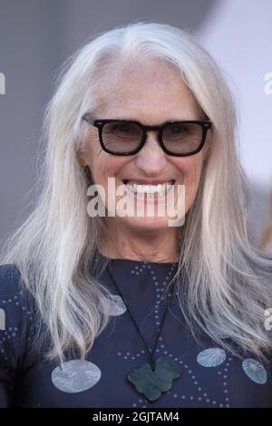 Venedig, Italien. September 2021. Jane Campion nimmt an der Abschlussfeier des Roten Teppichs im Rahmen des 78. Internationalen Filmfestivals von Venedig am 11. September 2021 in Venedig, Italien, Teil. Foto von Paolo Cotello/imageSPACE Credit: Imagespace/Alamy Live News Stockfoto