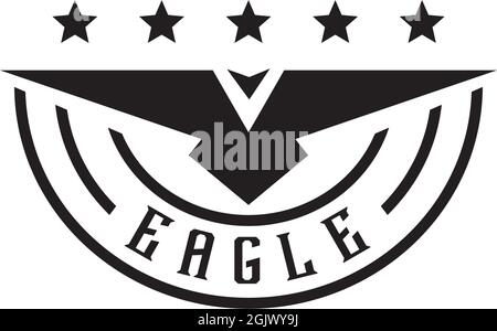 Eagle Bird Icon Logo Design Inspiration Vektor Illustration Vorlage Stock Vektor