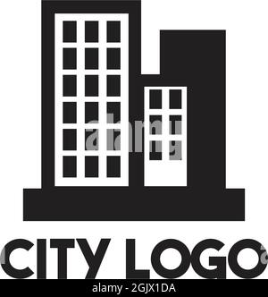 Stadtbau Symbol Logo Design Inspiration Vektor Vorlage Stock Vektor