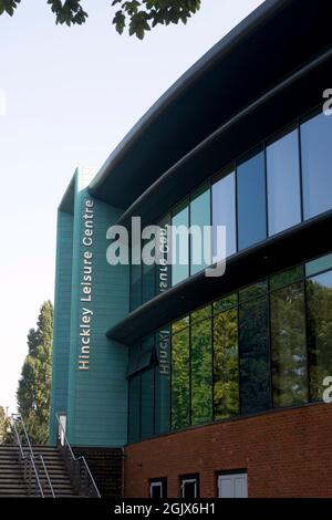 The Leisure Centre, Hinckley, Leicestershire, England, Großbritannien Stockfoto