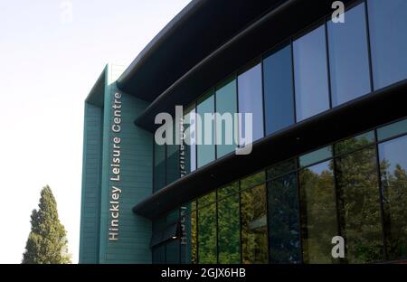 The Leisure Centre, Hinckley, Leicestershire, England, Großbritannien Stockfoto