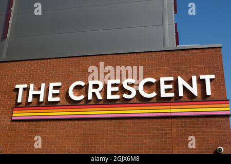 The Crescent, Hinckley, Leicestershire, England, Großbritannien Stockfoto