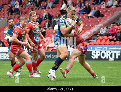 Betfred League 1-Spiel, Doncaster RLFC V Keighley Cougars im Keepmoat Stadium, Doncaster, Großbritannien am 12. September 2021 Credit: Craig Cresswell/Alamy Live News Stockfoto