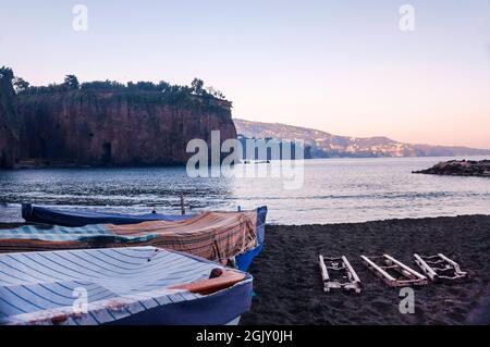 Meta, Italien auf der Halbinsel Sorrent. Stockfoto