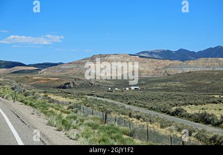 Landschaft mit Robinson Mine - Nevada
