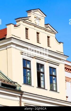 Der Bischofspalast in Krakau ist der Sitz der Krakauer Metropolregion Kurie in Krakau, Polen. Stockfoto