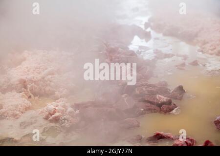 Traditionelles türkisches Gericht mit dem Namen „Kavurma“. Türkische Küche Und Kavurma Raised Beef. Stockfoto
