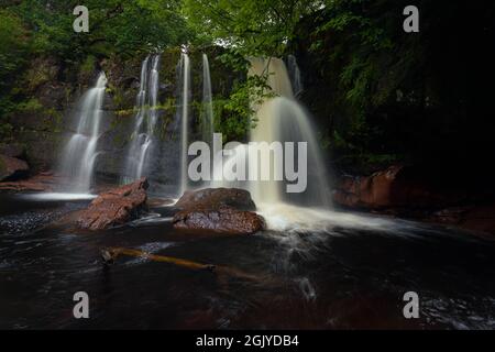 Musdale Waterfall, in der Nähe von Oban, Argyll und Bute, Schottland Stockfoto