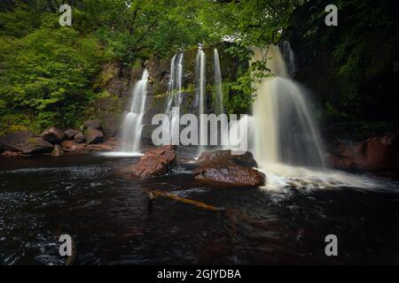 Musdale Waterfall, in der Nähe von Oban, Argyll und Bute, Schottland Stockfoto