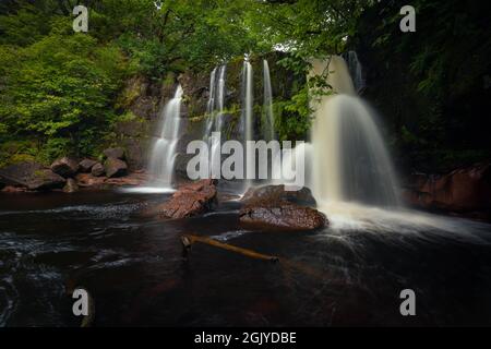 Musdale Waterfall, in der Nähe von Oban, Argyll und Bute, Schottland Stockfoto