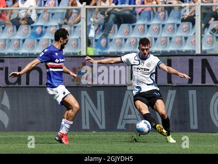 G.Ferraris Stadium, Genua, Italien. September 2021. Serie A Football, Sampdoria versus Inter Mailand; Ivan Persic of Inter Credit: Action Plus Sports/Alamy Live News Stockfoto