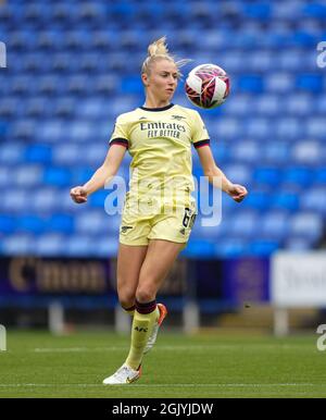 Reading, Großbritannien. September 2021. Leah Williamson von Arsenal Women beim FAWSL-Spiel zwischen Reading Women und Arsenal Women im Madejski Stadium, Reading, England, am 12. September 2021. Foto von Andy Rowland. Quelle: Prime Media Images/Alamy Live News Stockfoto