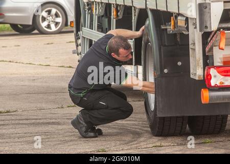 Co-Op-Fahrer des Jahres, gesponsert von Scania (GB) Stockfoto