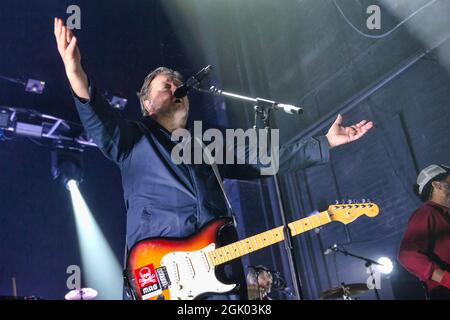 Glasgow, Schottland, Großbritannien. September 2021. Elbow in concert, Glasgow Great, Großbritannien. Stockfoto