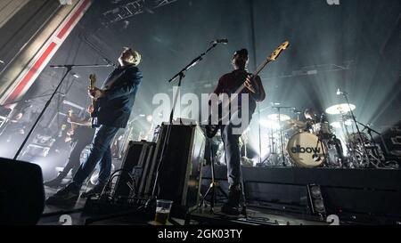 Glasgow, Schottland, Großbritannien. September 2021. Elbow in concert, Glasgow Great, Großbritannien. Stockfoto