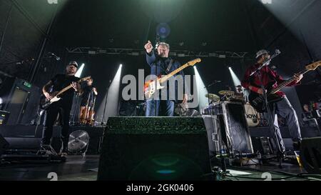 Glasgow, Schottland, Großbritannien. September 2021. Elbow in concert, Glasgow Great, Großbritannien. Stockfoto