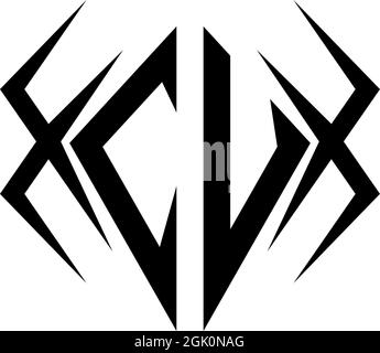 Erstes CU-Logo-Design mit Cool-Style und Logo-Branding für Unternehmen. Stock Vektor