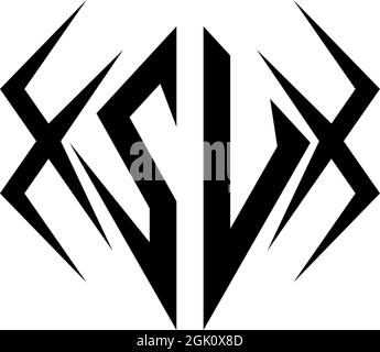 Anfängliches SU-Logo-Design mit Cool-Style und Logo-Business-Branding. Stock Vektor