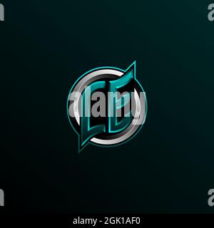 Ursprüngliches CE-Logo-Design, anfängliches CE-Logo-Design im Circle-Stil, Logo für Spiele, eSport, Community oder Unternehmen. Stock Vektor