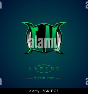 LU Initial Logo Design Cooler Stil, Logo für Spiele, eSport, erste Spiele, Community oder Unternehmen. Stock Vektor