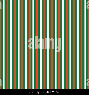 Nahtloses weihnachtlich gestreiftes Geschenkpapier-Muster Stock Vektor