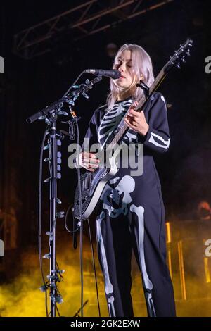 Madison, USA. September 2021. Phoebe Bridgers während der Reunion Tour am 12. September 2021 in Madison, Wisconsin (Foto: Daniel DeSlover/Sipa USA) Quelle: SIPA USA/Alamy Live News Stockfoto