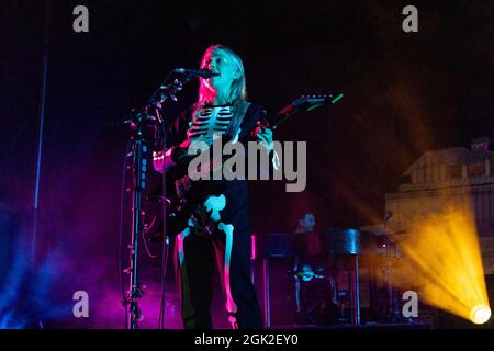 Madison, USA. September 2021. Phoebe Bridgers während der Reunion Tour am 12. September 2021 in Madison, Wisconsin (Foto: Daniel DeSlover/Sipa USA) Quelle: SIPA USA/Alamy Live News Stockfoto