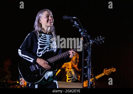 Madison, USA. September 2021. Phoebe Bridgers während der Reunion Tour am 12. September 2021 in Madison, Wisconsin (Foto: Daniel DeSlover/Sipa USA) Quelle: SIPA USA/Alamy Live News Stockfoto