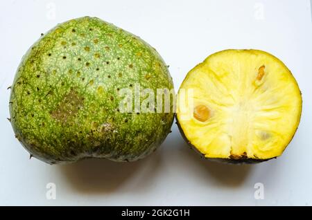 Flache Lage von eineinhalb reifen Mountain Sour SOP Stockfoto