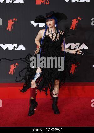 Ashnikko nimmt am 12. September 2021 an den MTV Video Music Awards 2021 im Barclays Center im Stadtteil Brooklyn in New York City Teil. Foto: Jeremy Smith/imageSPACE /MediaPunch Stockfoto