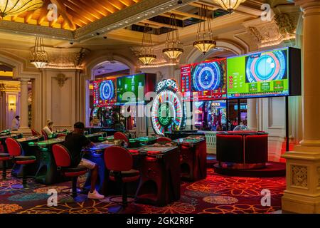 Las Vegas, 31. AUG 2021 - Innenansicht der Mandalay Bay Stockfoto