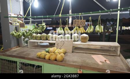 Einige der besten Hawker-Gerichte in Geylang, Singapur Stockfoto