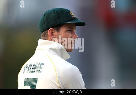 Aktenfoto vom 08-09-2019 von Tim Paine aus Australien. Ausgabedatum: Montag, 13. September 2021. Stockfoto